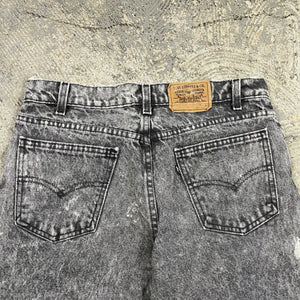 Levi's Black Acid Wash Denim