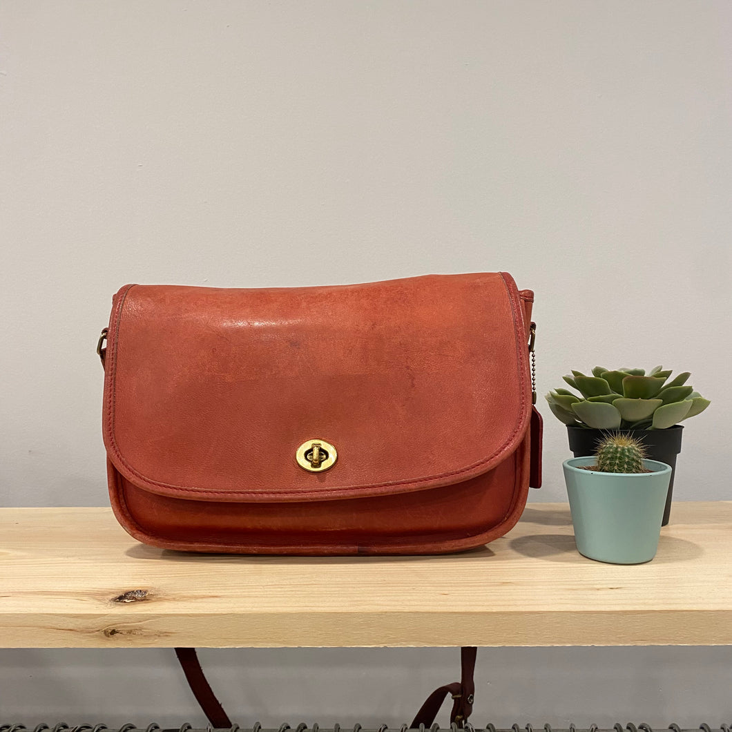 Vintage Coach Purse RUBY RED