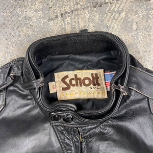 Schott Sportswear Leather Jacket
