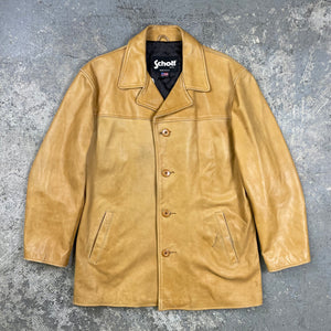 Schott NYC Leather Coat