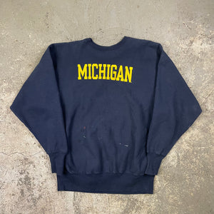 Vintage Champion Reverse Weave Crewneck Michigan University
