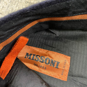 Dead-stock Missoni BW004F Gradation Wide Wool Trouser
