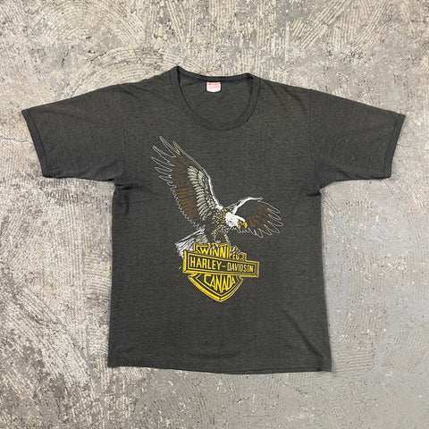 1980 Vintage Harley Davidson Winnipeg Canada T-Shirt