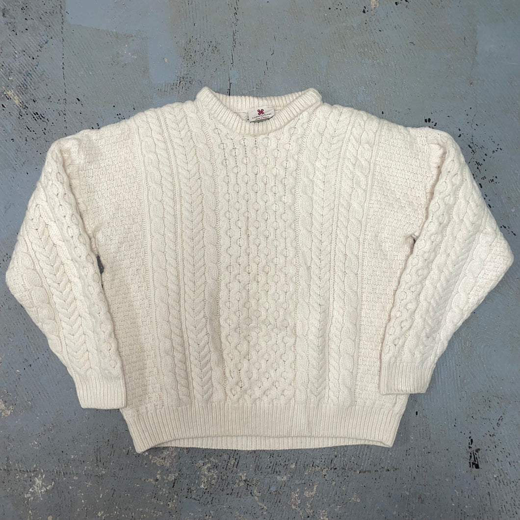 Vintage Aran Hand knit Sweater