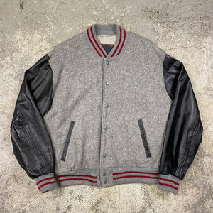 Vintage Union Made Hard Rock Cafe Los Angeles Wool/Leather Varsity Jacket