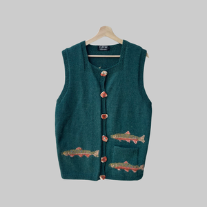 Vintage C.O.W. Designs Knit Sweater Vest