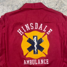 Load image into Gallery viewer, Vintage Hilton Hinsdale Ambulance Bowling Shirt
