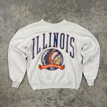 Load image into Gallery viewer, Vintage 80s Fighting Illinois Crewneck
