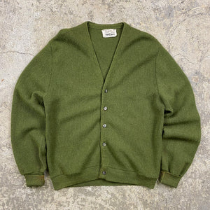Arnold Palmer Robert Bruce 60s Olive Alpaca Sweater