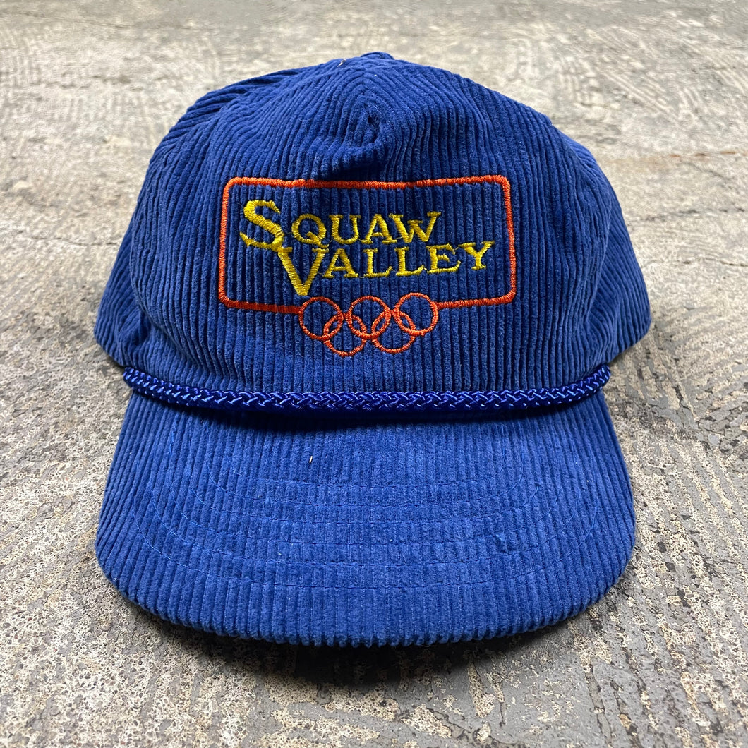 Vintage Corduroy Olympics Snapback