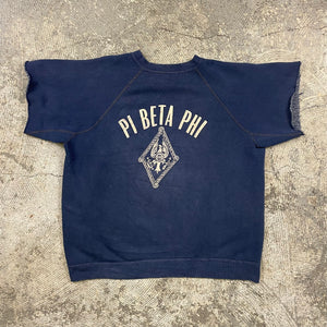 Vintage 50’s Pi Beta Phi Cut Sleeve Crewneck