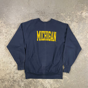 Vintage Champion Reverse Weave Michigan University Crewneck