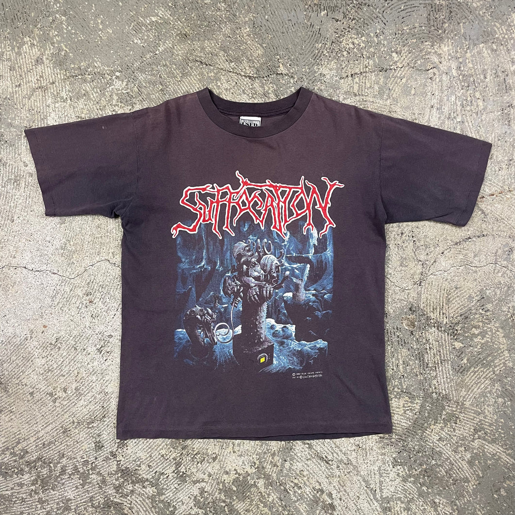 Vintage 1992 Suffocation Breeding The Spawn Tour T-Shirt