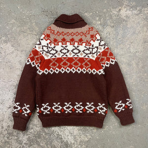 Vintage 70s Cowichan Knit Sweater