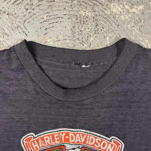 Vintage Cut Off Harley Davidson Miami T-Shirt