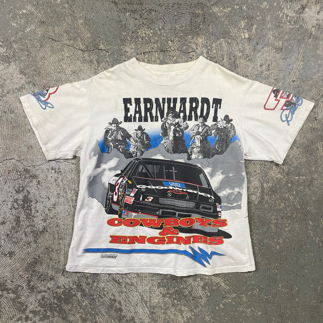 Earnhardt White AOP Racing Shirt