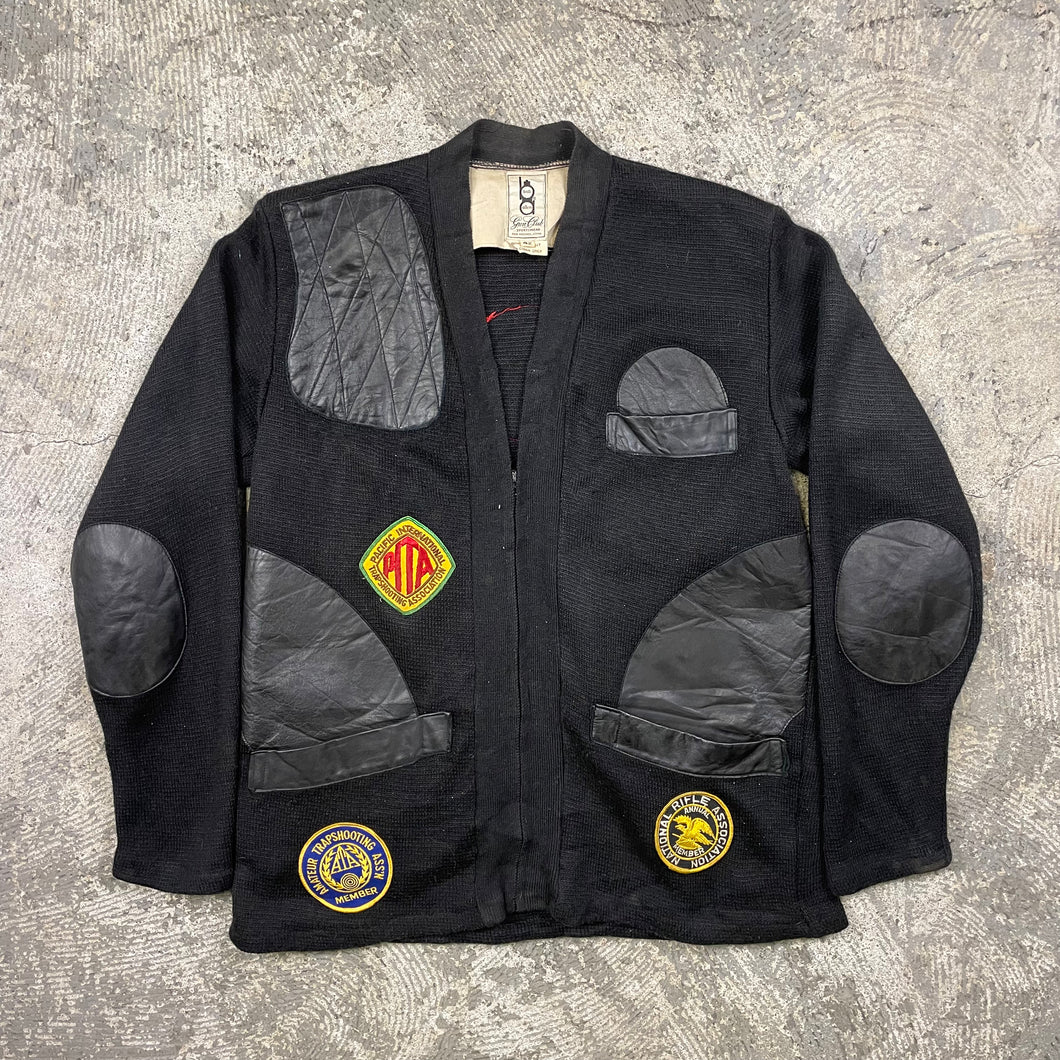 Vintage 60s Bob Allen Gun Club NRA Patch Cardigan