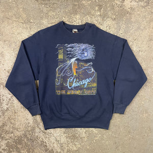Vintage Wind City Chicago Crewneck
