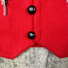 Load image into Gallery viewer, Vintage Ortega Chimayo Hand Woven Wool Vest
