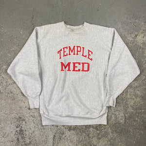Vintage Champion Reverse Weave Crewneck Temple University Medical