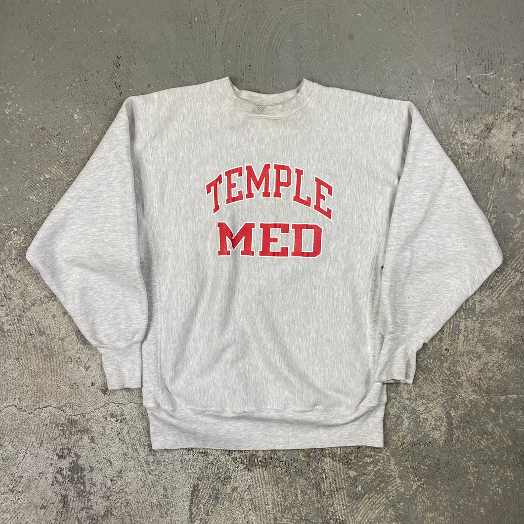 Vintage Champion Reverse Weave Crewneck Temple University Medical