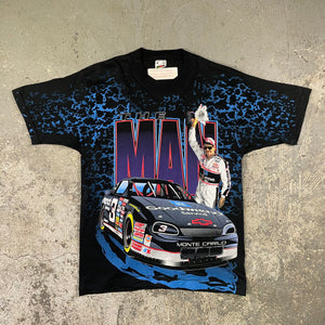 Dale Earnhardt AOP Black Racing Shirt