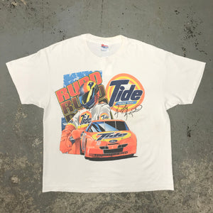 Vintage NASCAR T-Shirt “Tide” Ricky Rudd Autographed