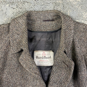 Vintage Harris Tweed Overcoat